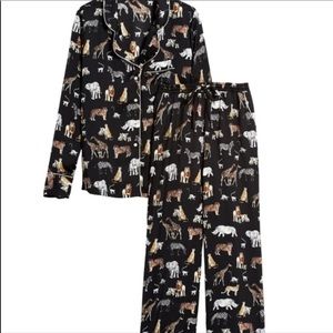 Banana Republic Animal Print Sleep Set Pajamas